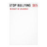 Stop Bullying   Stationery