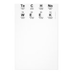 Techno
 Week  Stationery
