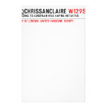 @ChrisSanClaire  Stationery