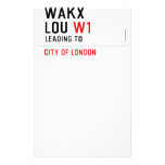 Your Name WAKX LOU  Stationery