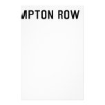 FRAMPTON ROW  Stationery