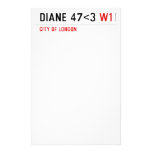DIANE 47<3  Stationery