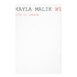 Kayla malik  Stationery