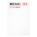Michael   Stationery