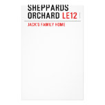 sheppards orchard  Stationery
