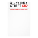 St. peter's Street  Stationery