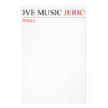ilove music  Stationery