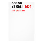 Bread Street  Stationery