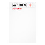 Gay boys   Stationery