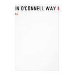 Kevin o'cONNELL WAY  Stationery