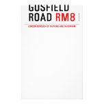 Gosfield Road  Stationery