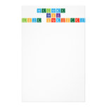welcome 
 back
 love chemistry  Stationery