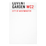 COVENT  GARDEN  Stationery