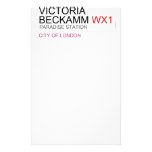 Victoria  Beckamm  Stationery