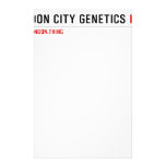 London city genetics  Stationery