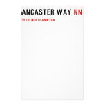 Lancaster Way  Stationery