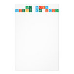 The Script
 Science and Faith 
   Stationery