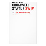 oliver cromwell statue  Stationery