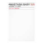 ANASTASIA BABY  Stationery