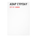 ADAP E'ryday  Stationery