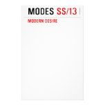 MODES  Stationery