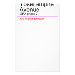 Yosef empire  Avenue   Stationery