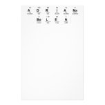 ADrIaNa 
 Belen  Stationery