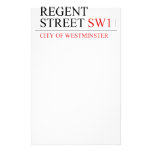 REGENT STREET  Stationery