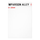 Comparison alley   Stationery
