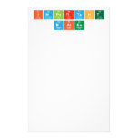 Important
 Dates  Stationery