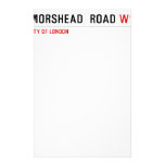 MORSHEAD  ROAD  Stationery