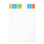 Snowy Owl Scientist  Stationery