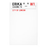 Erika ^_^  Stationery