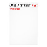 Amelia street  Stationery
