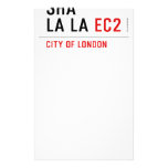 sha la la  Stationery
