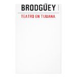 BRODGÜEY  Stationery