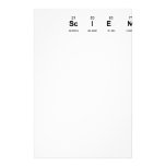 I  Science  Stationery
