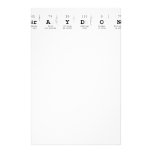 Braydon  Stationery