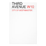 third avenue  Stationery