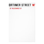 Mortimer Street  Stationery