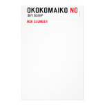 OKOKOMAIKO  Stationery