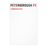 Peterborough  Stationery