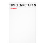 houston elemnetary st  Stationery