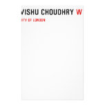 vishu choUdhry  Stationery