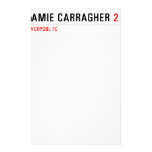 Jamie carragher  Stationery
