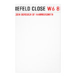 Crefeld Close  Stationery