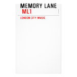 Memory Lane   Stationery