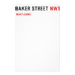 Baker Street  Stationery