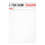 ek toh hum   Stationery
