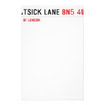 Catsick Lane  Stationery